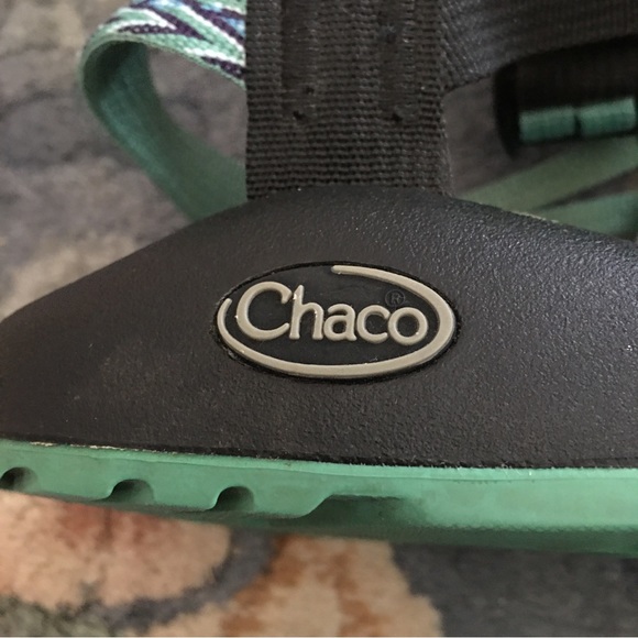 Chaco ZX2 Sport Sandals Womens Sz W8 Blue Multi Strappy Hiking Outdoor Sandals - Picture 4 of 10
